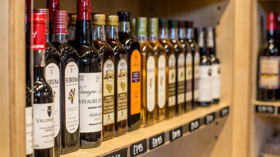 Brindisa Vinegars in the Brindisa shop