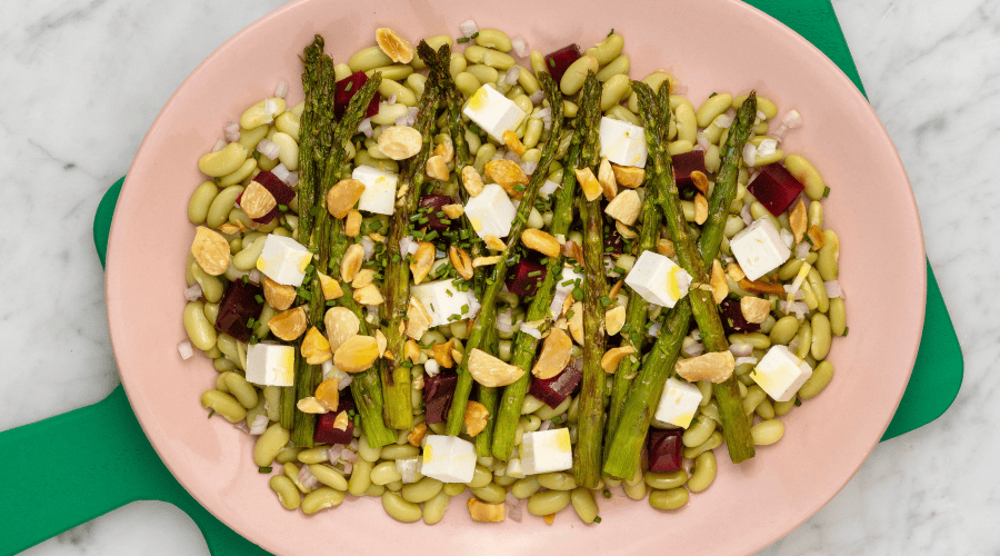 MONTE ENEBRO, ASPARAGUS & VERDINA BEAN SALAD
