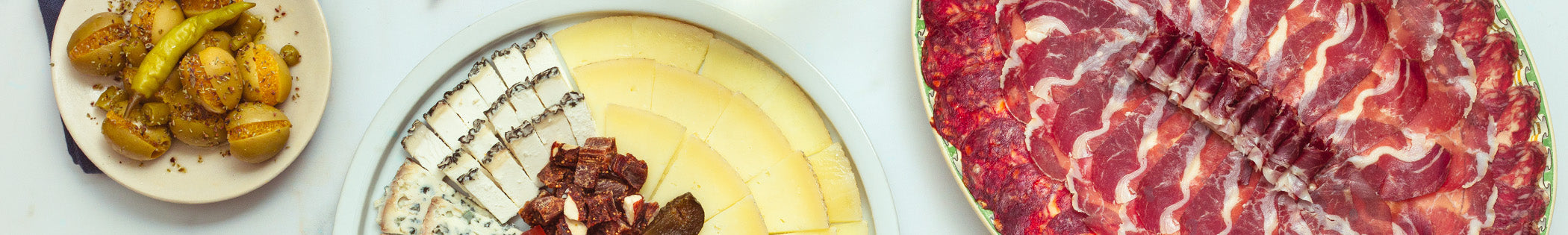 Spanish charcuterie and cheese platters
