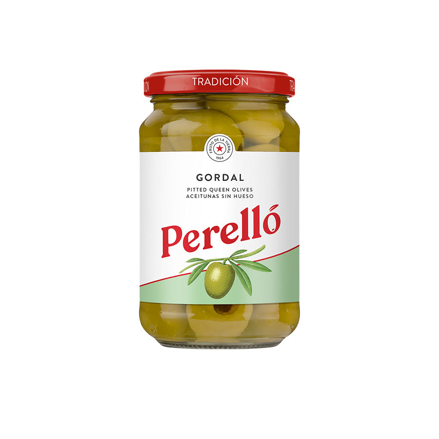 Perello Gordal Pitted Olives Jar 150g