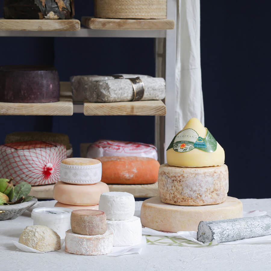 whole cheese shots from the Brindisa cheese rooms