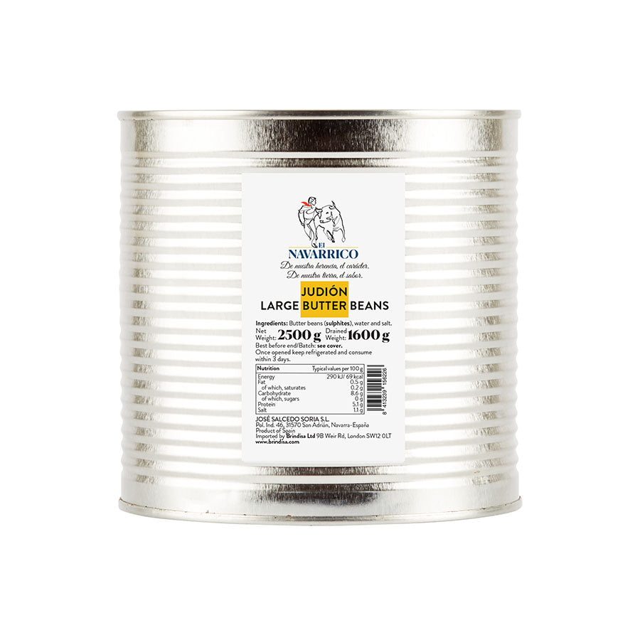 Navarrico Butter Beans, 2.5kg tin*