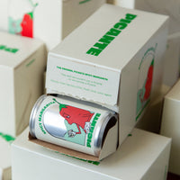 Can of Picante Spicy Margarita with open box packaging on a white background