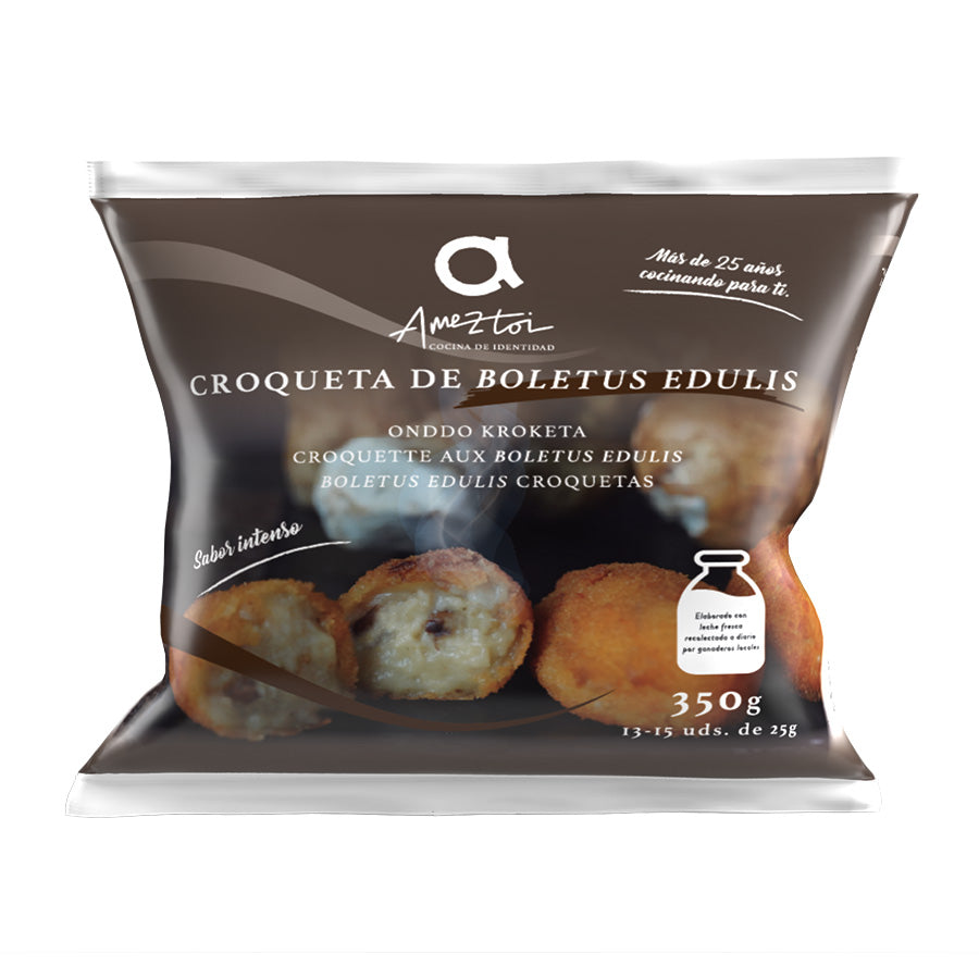 Spanish wild mushroom croquetas bag