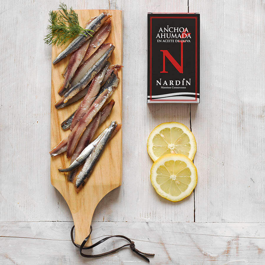 Nardín Beech-Smoked Anchovies Brindisa Spanish Foods