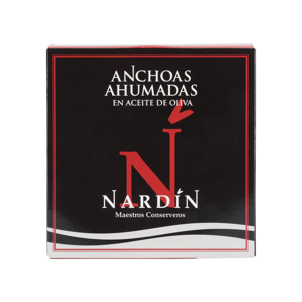 Nardin Fresh Cantabrian Anchovies, beech-smoked, 255g