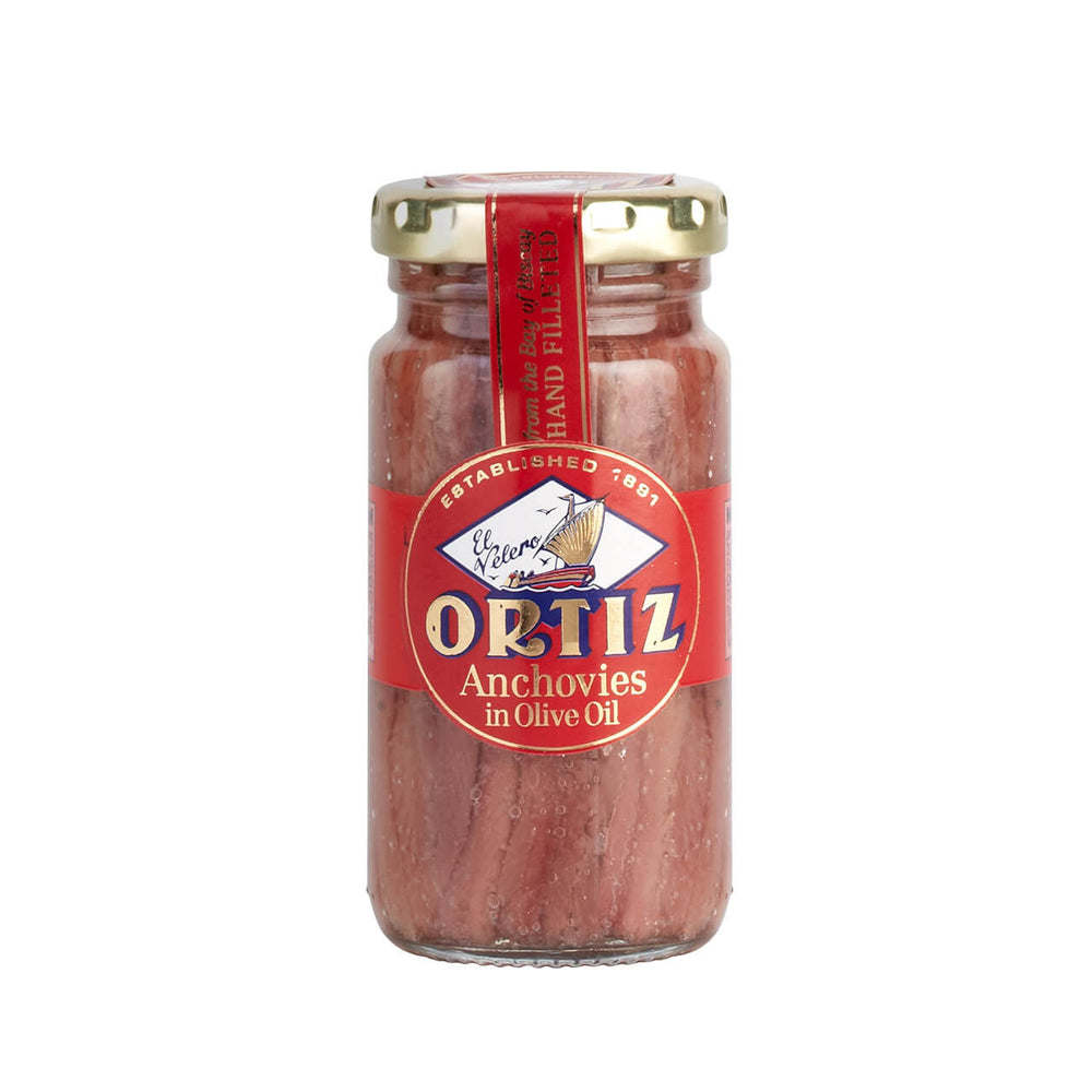 Ortiz Small Cured Anchovy Fillets, 95g