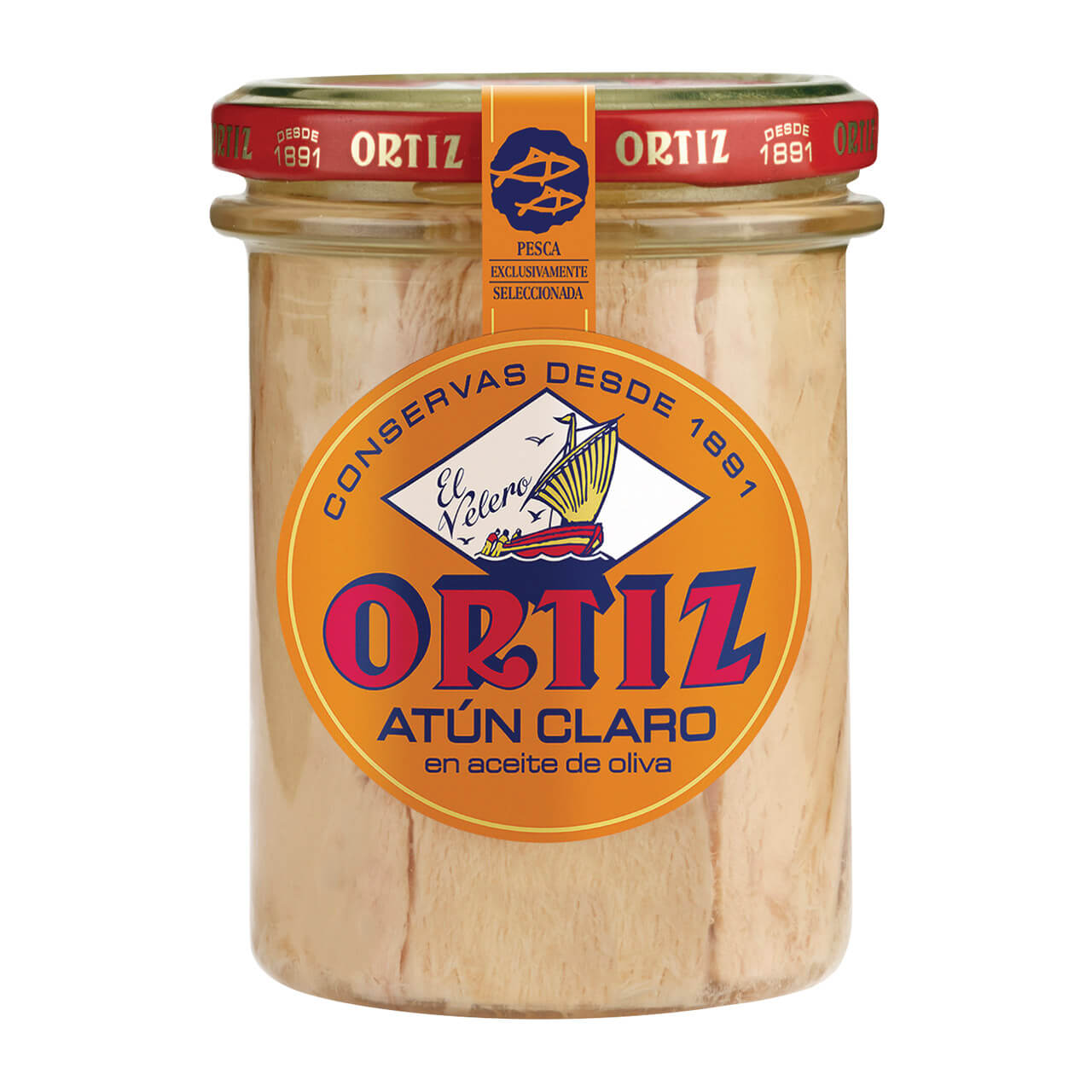 Ortiz Yellowfin Tuna in olive oil 220g jar