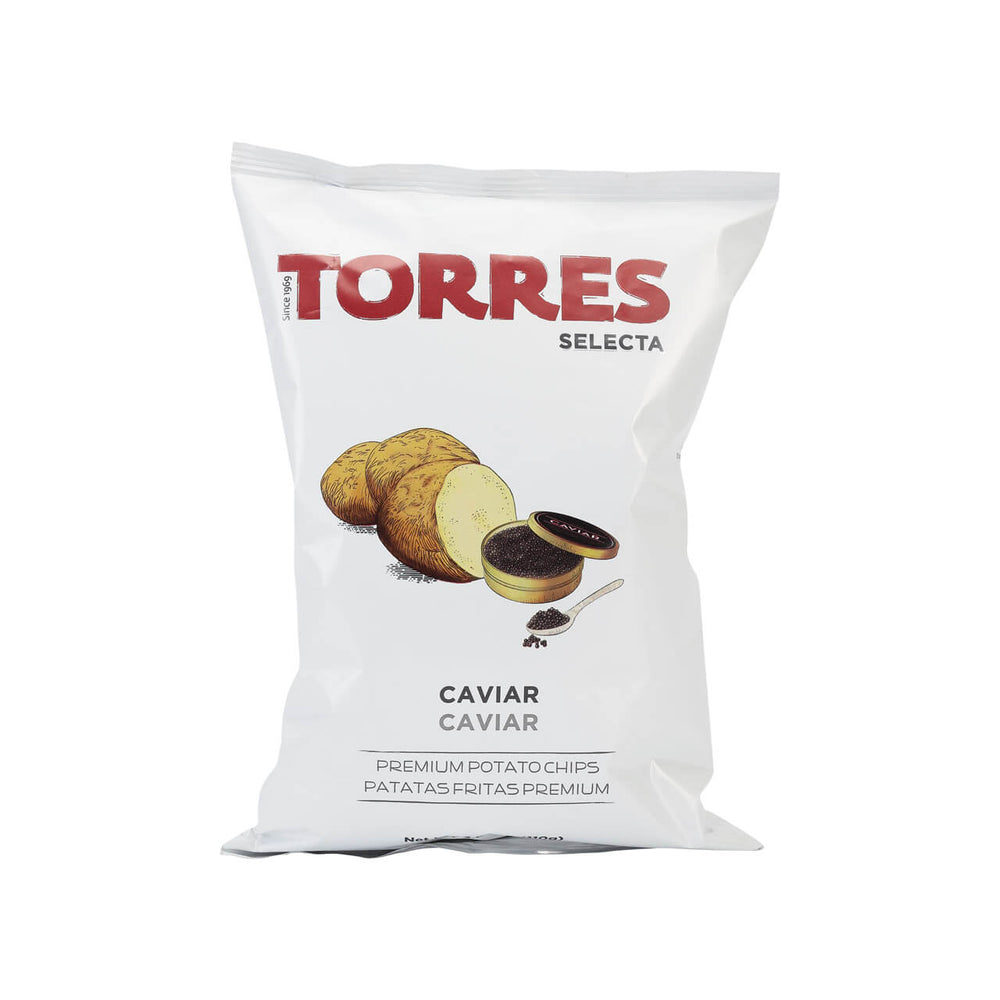 Torres Caviar Potato Crisps, 125g