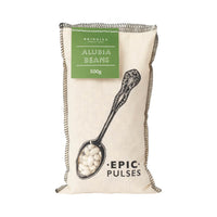 LE27303 Brindisa epic alubia beans cloth sack spanish foods