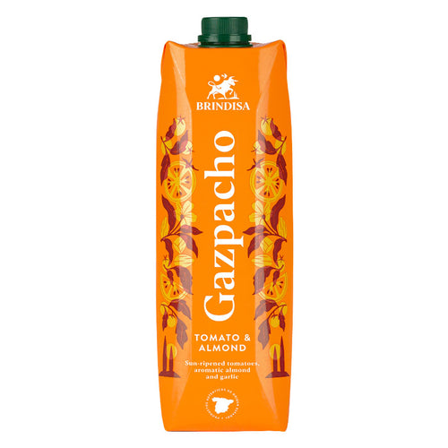 gazpacho brindisa summer drink tomato cucumber garlic soup pepper olive oil healthy raw almonds