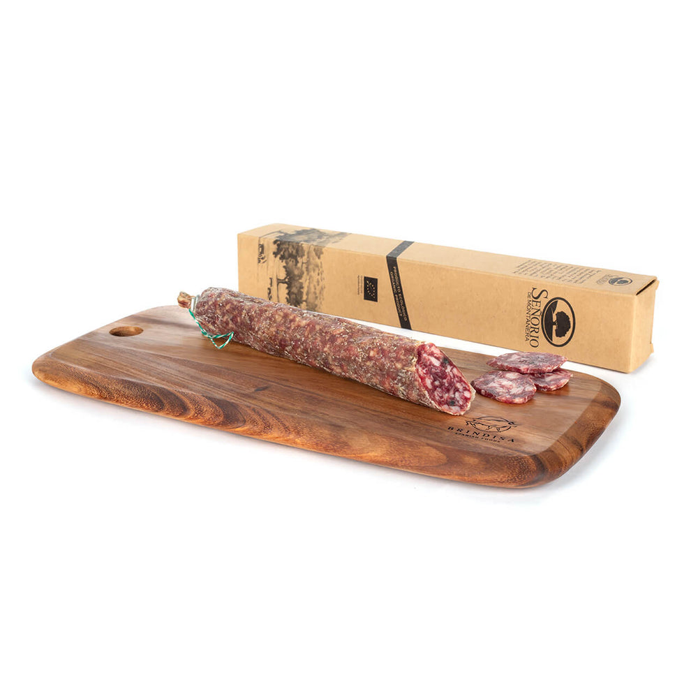 Señorío Acorn Fed 100% Ibérico Salchichón, Organic, 250g