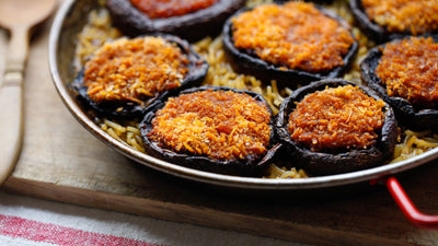 Sobrasada Stuffed Portobello Mushrooms