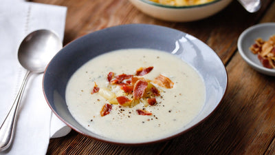 Valdeon, Panceta & Pear Soup