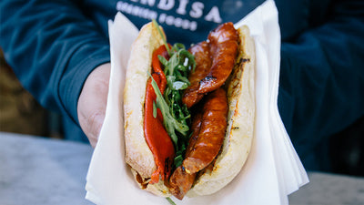 Chorizo roll close up double brindisa borough market time out