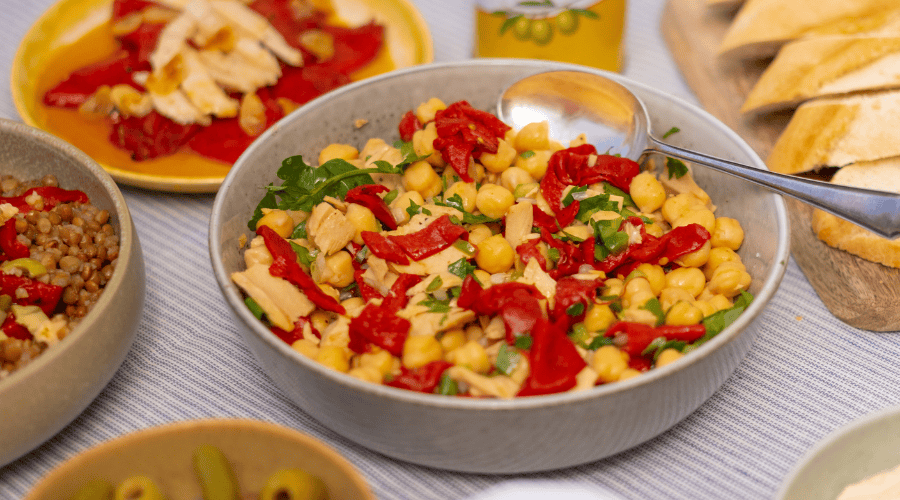 PIQUILLO PEPPER & CHICKPEA SALAD