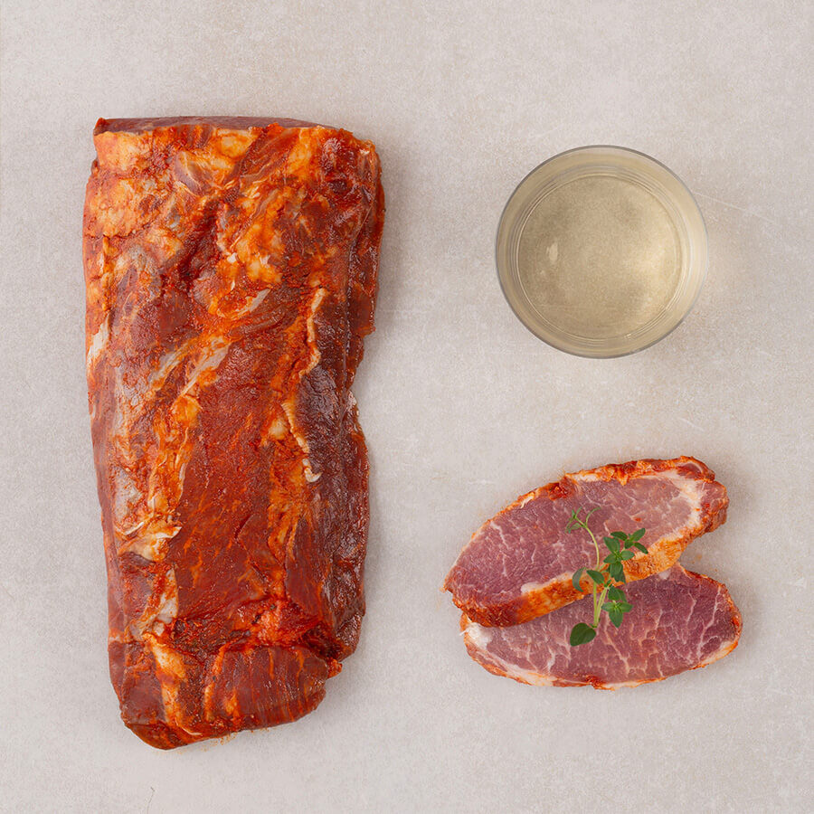 Frozen iberico marinated pork loins 