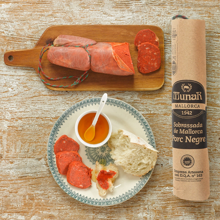 Mild sobrasada - served with bread and honey - Brindisa