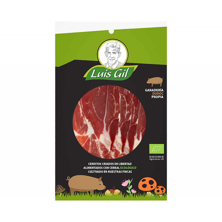 Packaged sliced serrano ham by Luis Gil