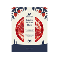Brindisa Acorn Fed 75% Iberico sliced ham 