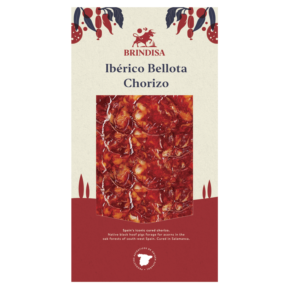 Brindisa Acorn Fed 75% Ibérico Chorizo, 100g