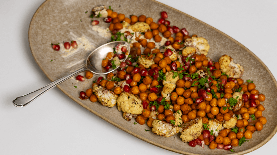Crunchy chickpeas and cauliflower salad Brindisa Website 1