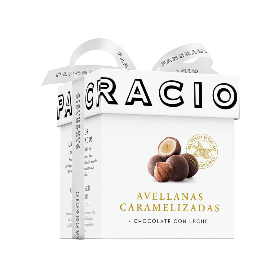 Pancracio caramelised hazelnuts, 70g mini luxury box