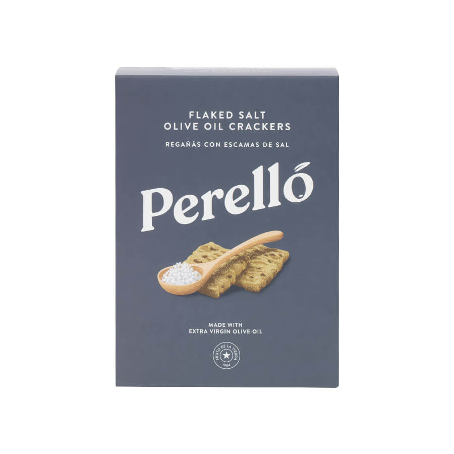 Perello flaked salt Olive Oil Reganas Crackers Cataluna boxcopy