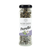 Perello Capers in salt, non pareilles, 75g jar