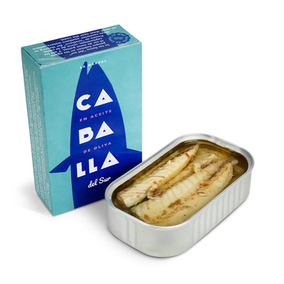 la narval tin with mackerel filets in olive oil