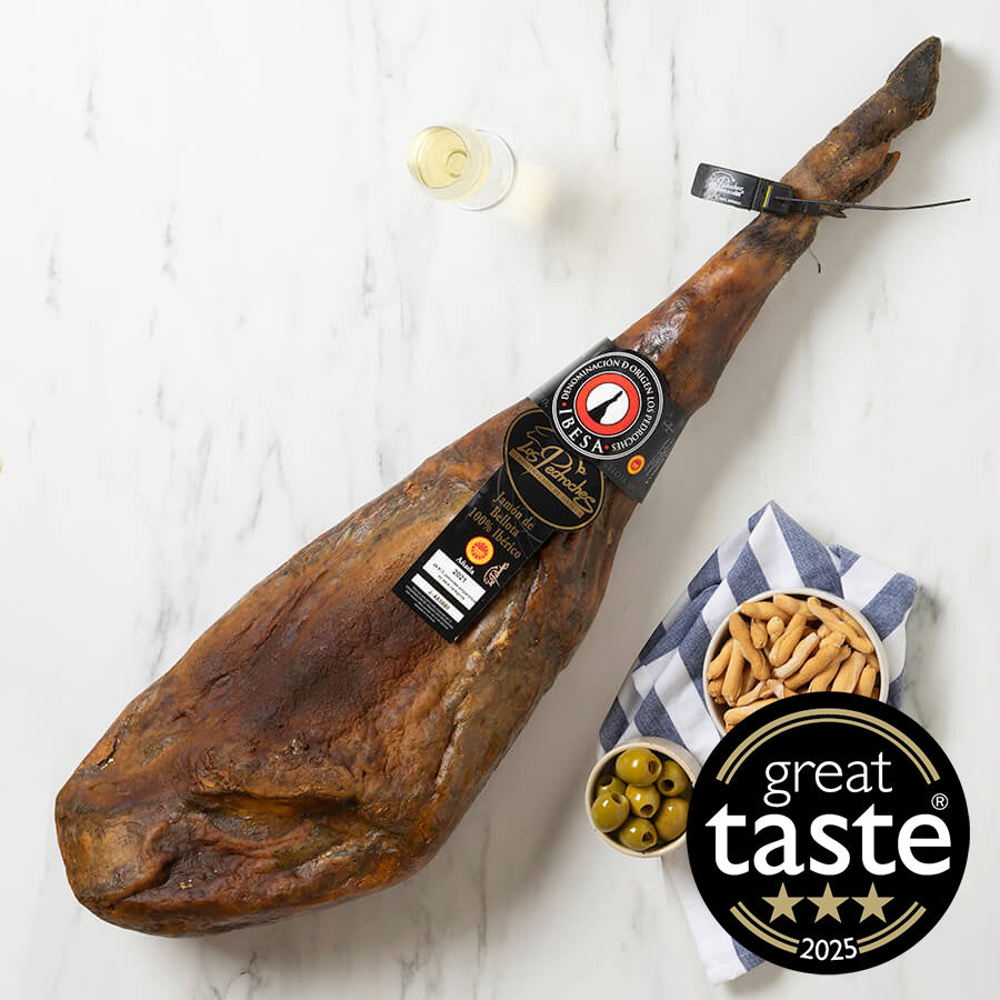 ibesa 100% iberico ham on the bone 