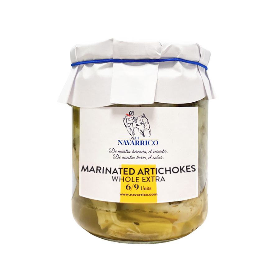 Navarrico Whole Marinated Artichokes, 410g Jar