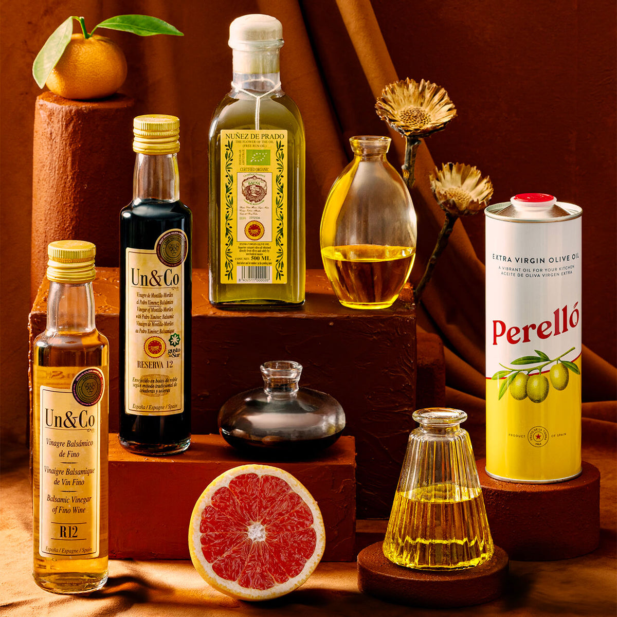 Olive oil and vinegar