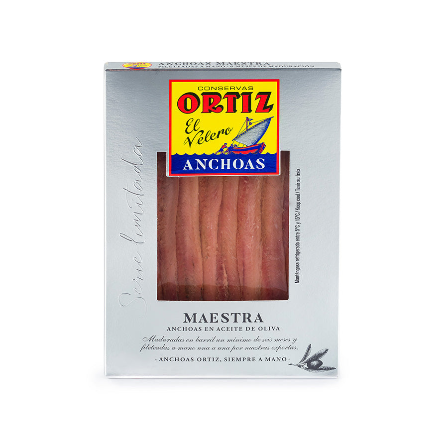 Ortiz Maestra Cured Anchovy Fillets, 55g