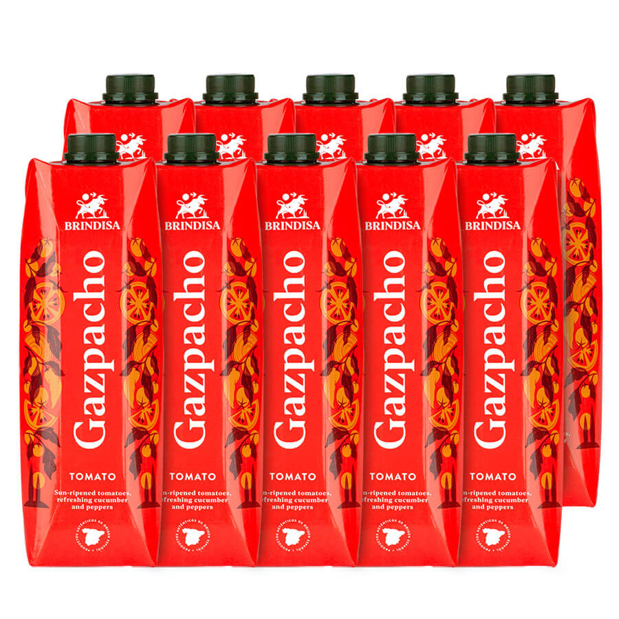 Brindisa Tomato Gazpacho Multi-Pack, 1L
