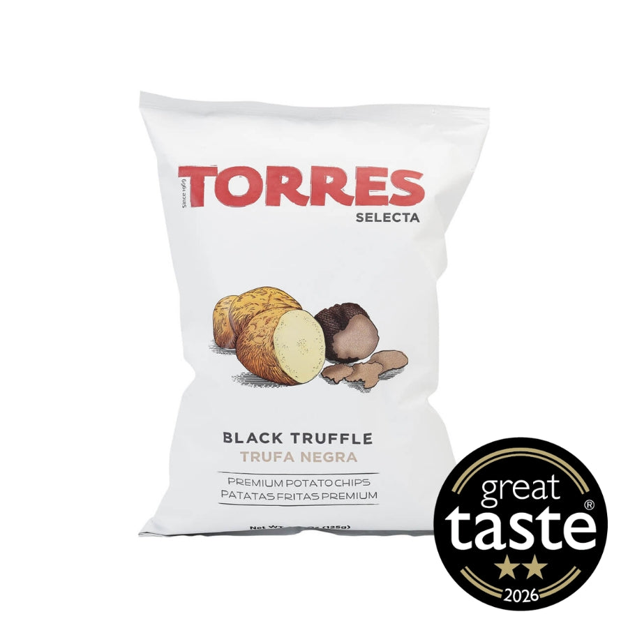 Torres Black Truffle Potato Crisps, 125g
