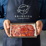 Freshly sliced iberico bellota ham and chorizo selection, 2 x 40g