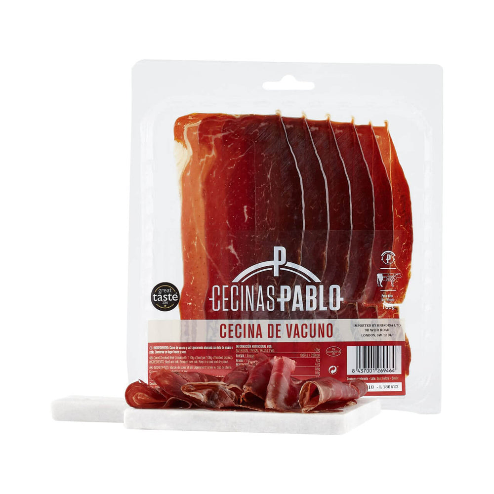 Cecinas Pablo Air-Dried Smoked Beef Slices Brindisa Spanish Foods