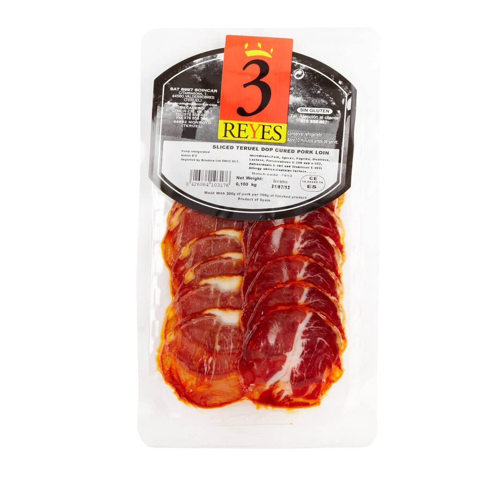 Teruel Cured Loin Slices 100g