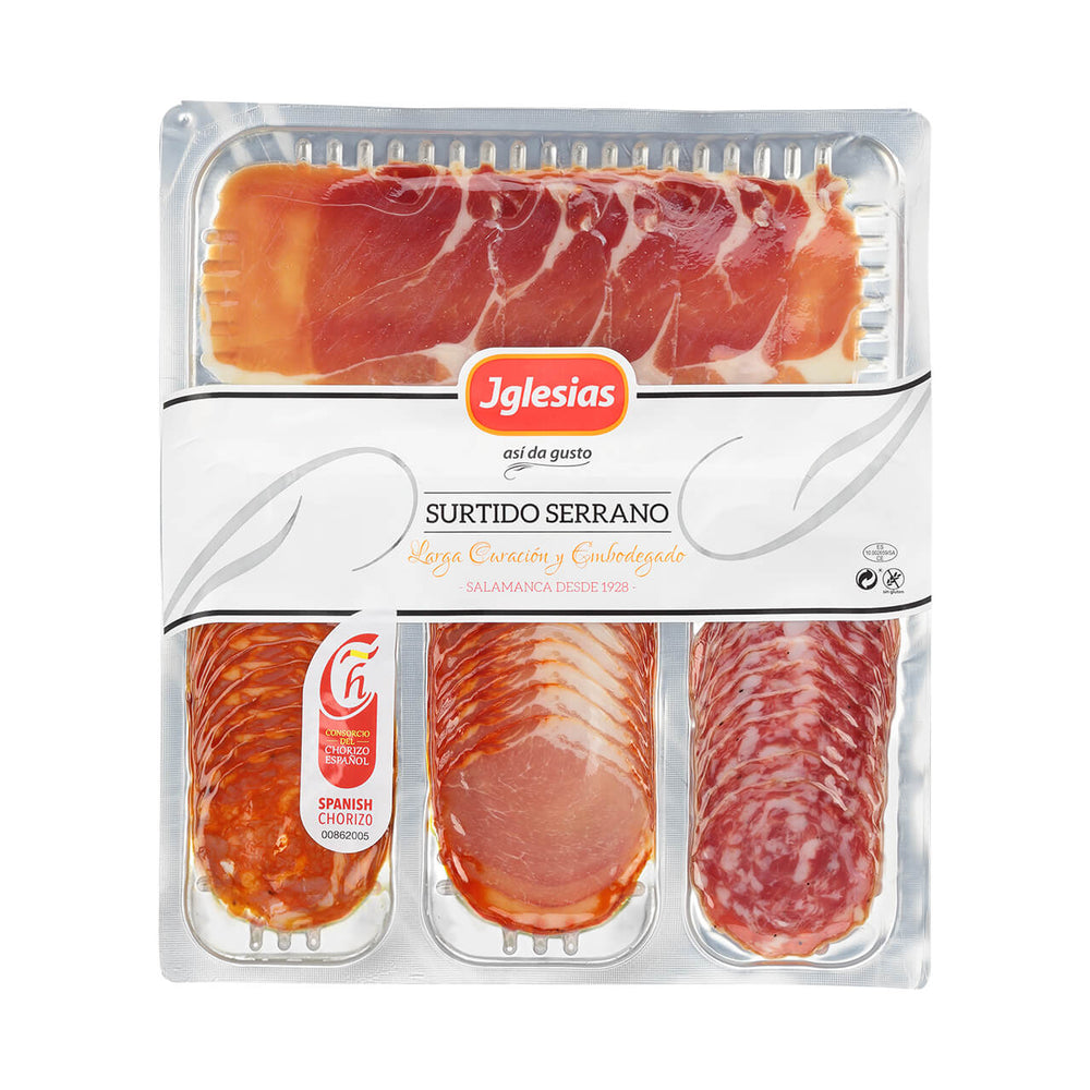 brindisa charcuterie selection ham loin chorizo salchichon