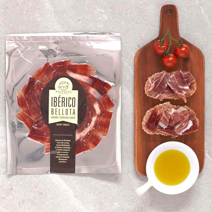 Brindisa Acorn Fed 75% Ibérico Ham, 50g