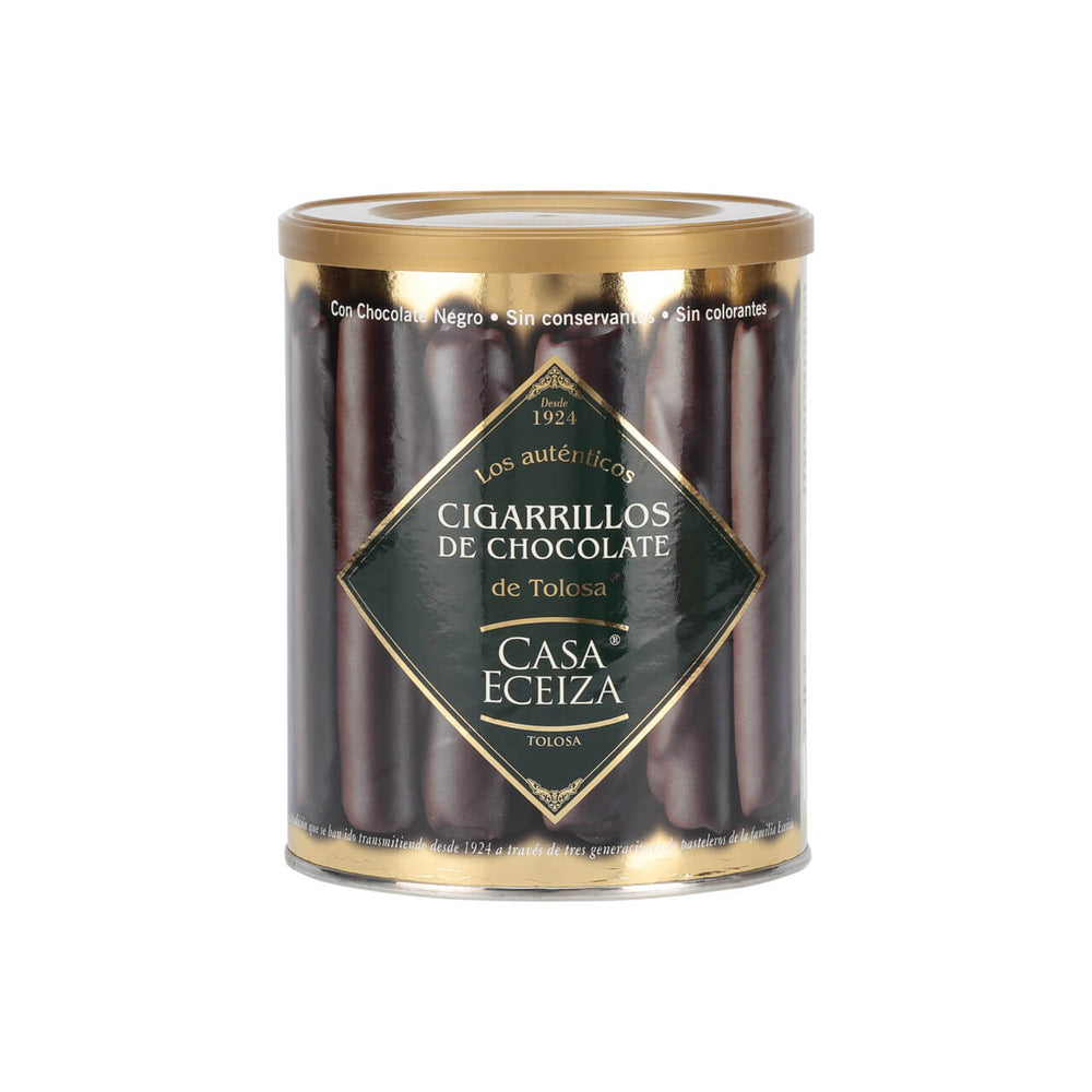 Chocolate Cigarrillos Biscuits Brindisa Spanish Foods sweet rolled wafer