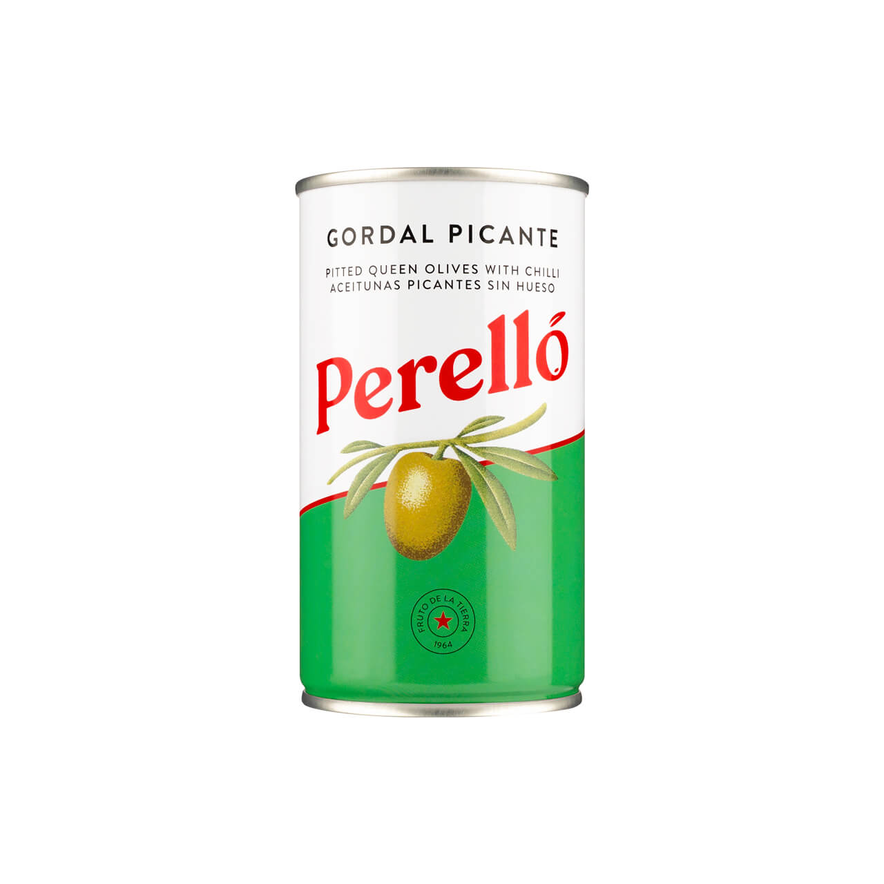 Perello Gordal Spicy Pitted Olives Tin 150g