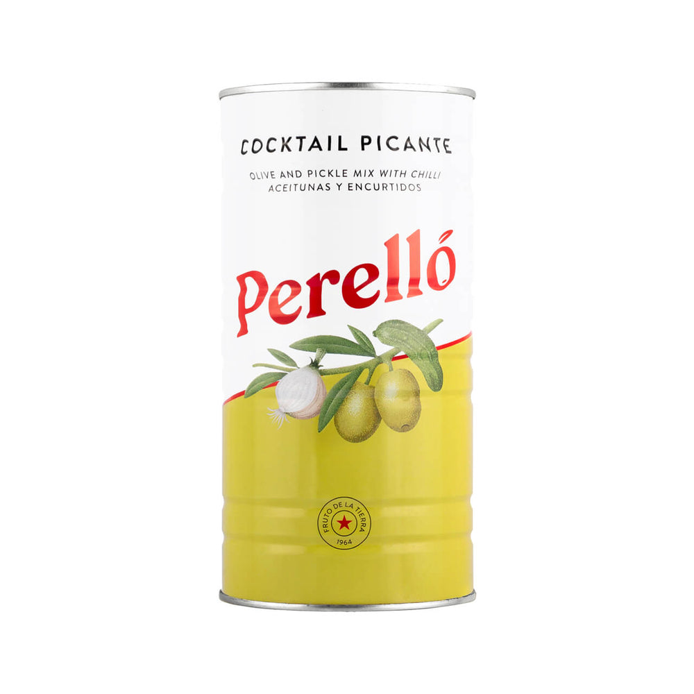 Perello Olive and Pickle Cocktail Mix Tin 700g*