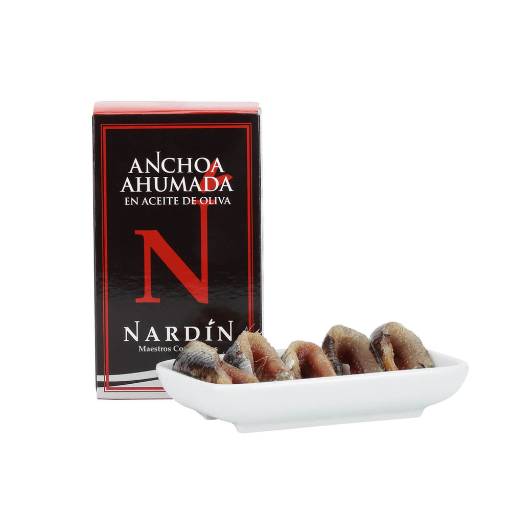 Nardín Beech-Smoked Anchovies Brindisa Spanish Foods
