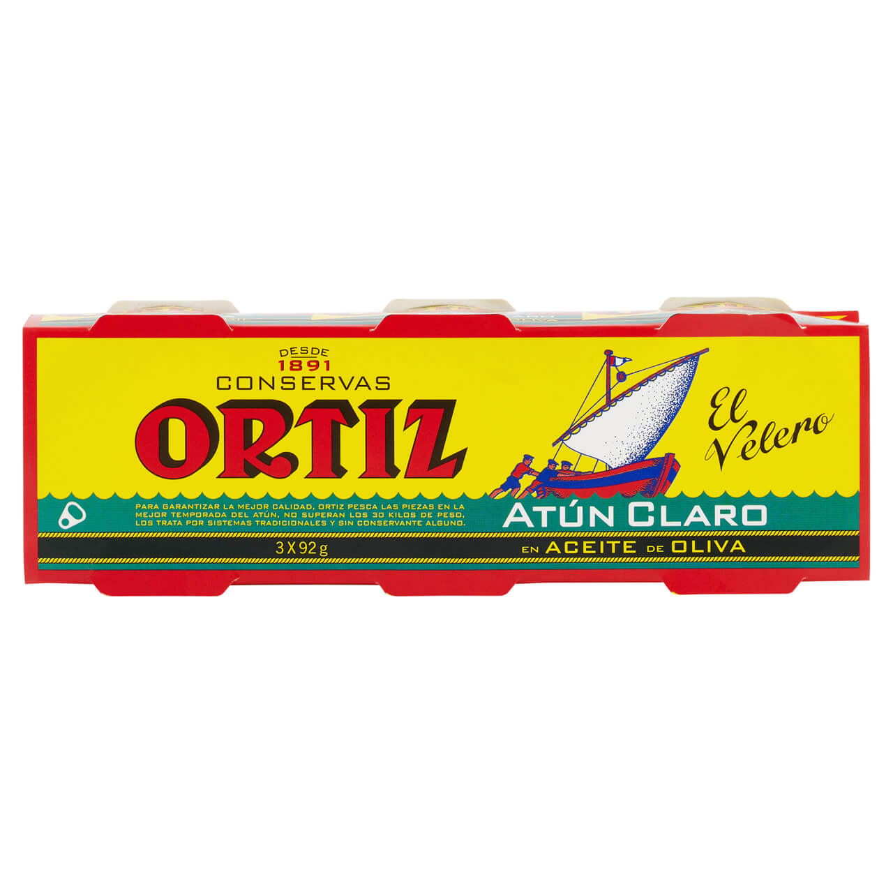 Ortiz Yellowfin Tuna in Olive Oil 3 x 92g multi pack Brindisa Spanish Foods
