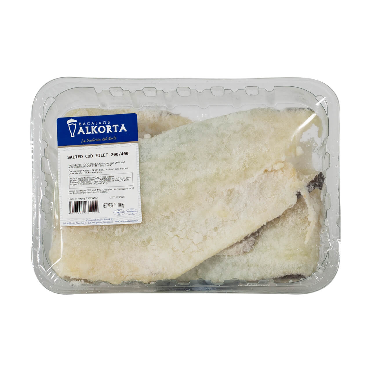 Salt Cod Fillet, 1kg – Brindisa Spanish Foods