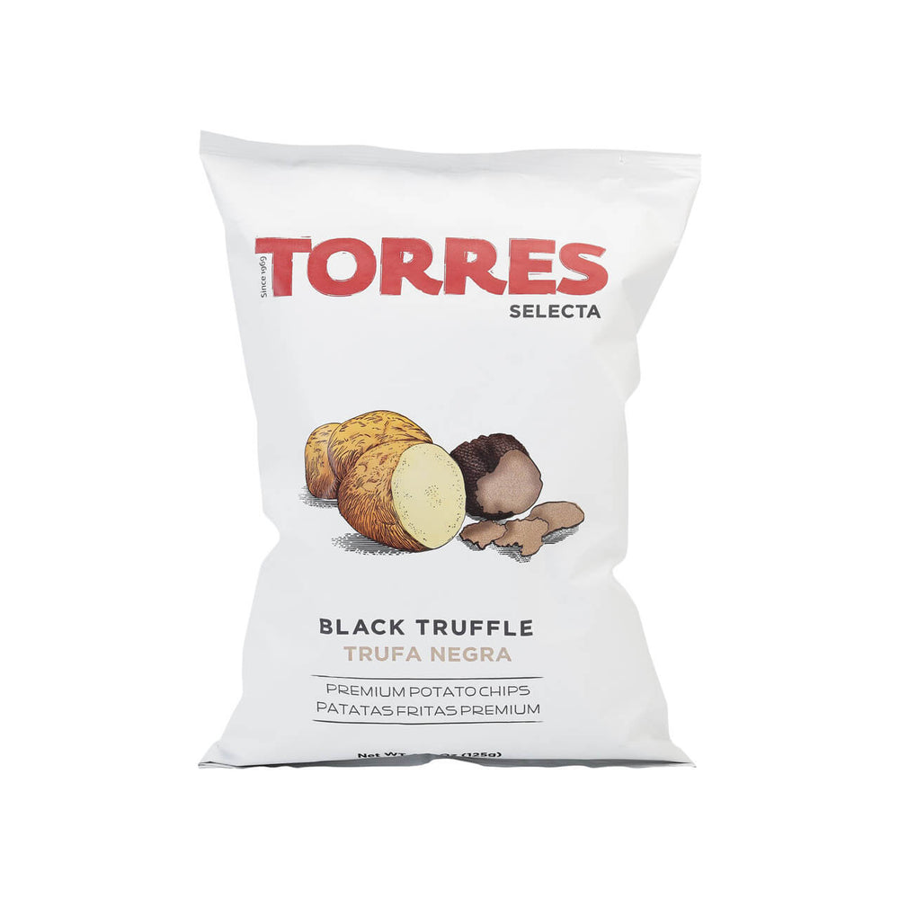 Torres Black Truffle Potato Crisps, 125g