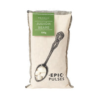 LE27304 Brindisa epic judion beans cloth sack brindisa spanish foods