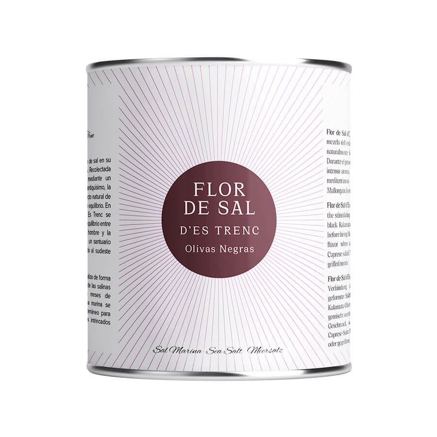 Flor de sal d'Es Trenc Black olive brindisa